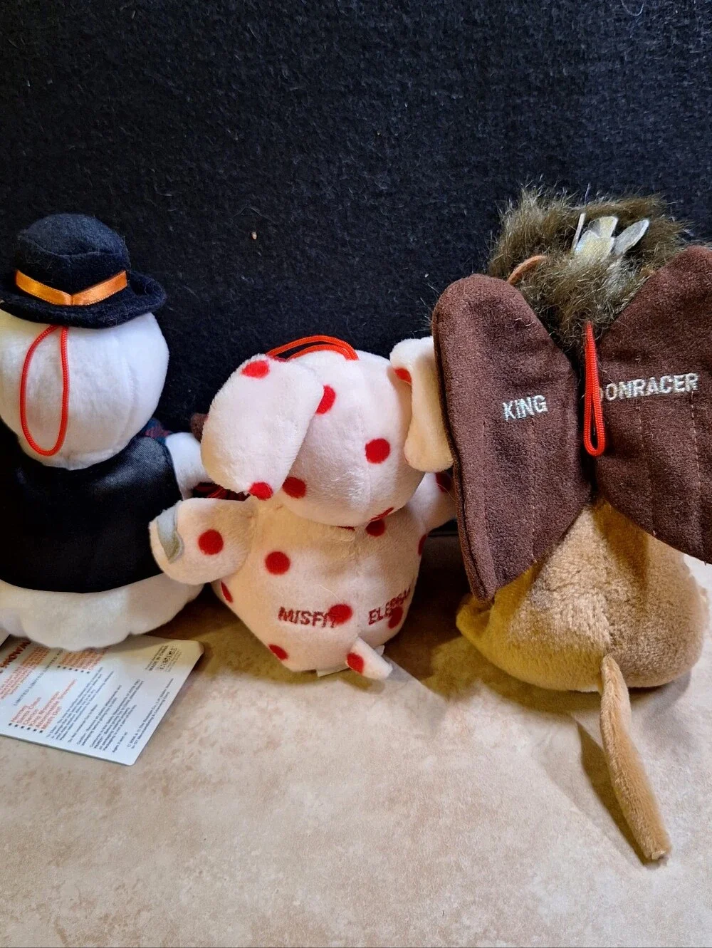 Prestige 2000 Rudolph Island Of Misfits Plush King Moonracer Elephant Sam Lot/3